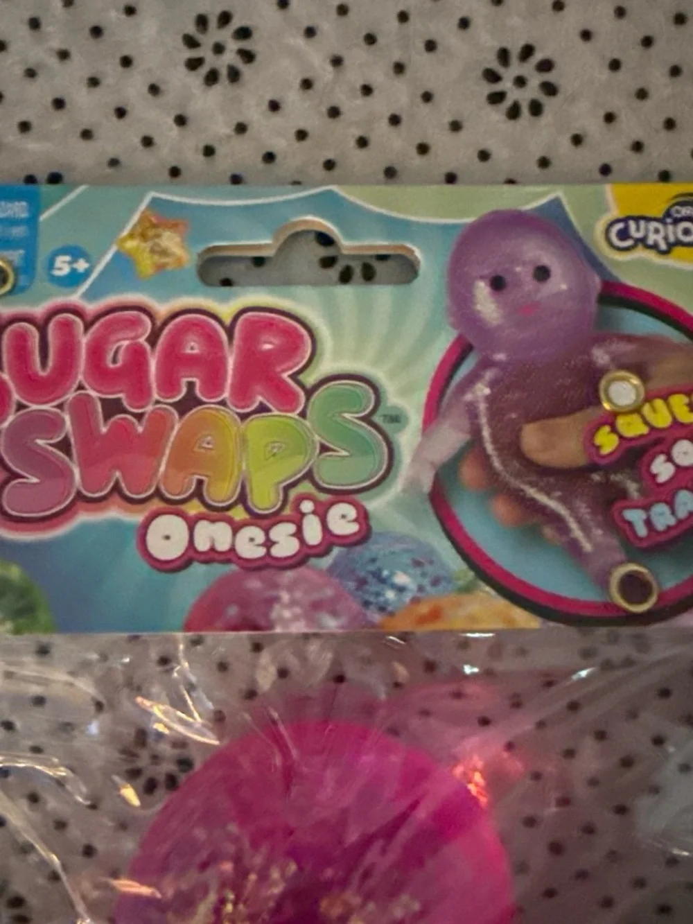 Onesie Squeezable Plush Toy - Pink